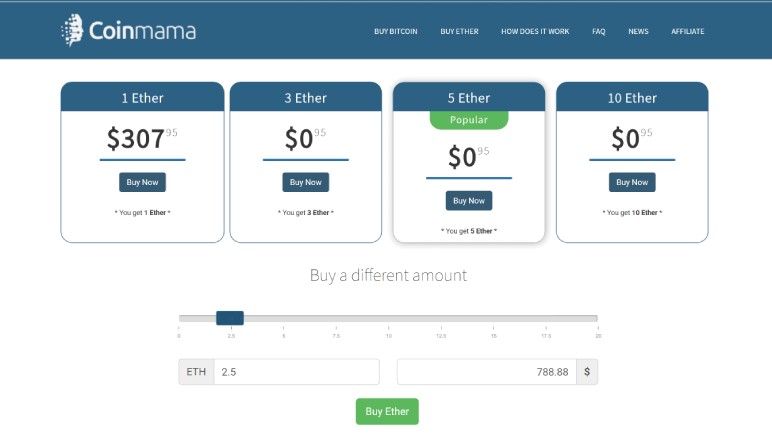 Coinmama pros and concs